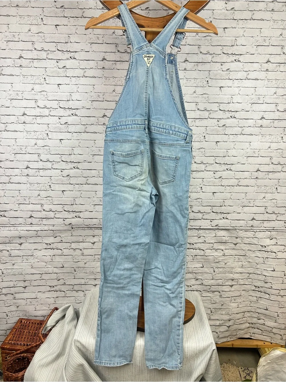 OshKosh B'gosh | Kids Light Blue Denim Overalls size 12